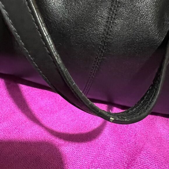 Coach F20812  Large Alexandra Python  Chain Leather  Shoulder Bag - Picture 7 of 9